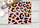 Pink Leopard Adhesive Vinyl 1056